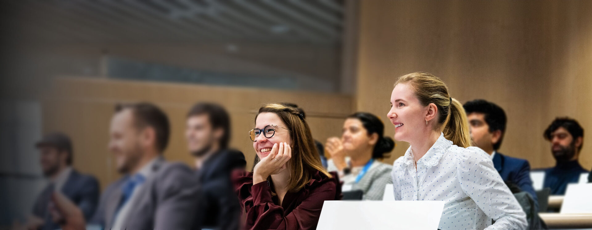 IMD MBA students in a classroom